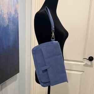 COLAB Chic Blue Wristlet Clutch
